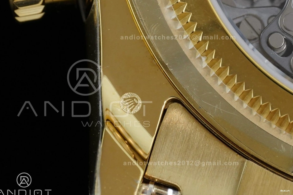 V9 on QF Edition 1:1 Best 126528LN QF4132 Le (Weighted) Mans Daytona YG Bracelet 0421